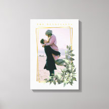 Personalised photo floral frame