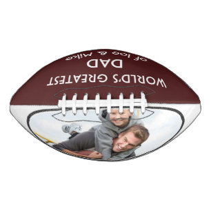 Personalised Photo Football for Football Dad / Fan
