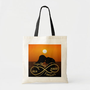 Personalised Photo Forever Valentine's Tote Bag