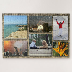Personalised Photo Frame Collage Jigsaw Puzzle