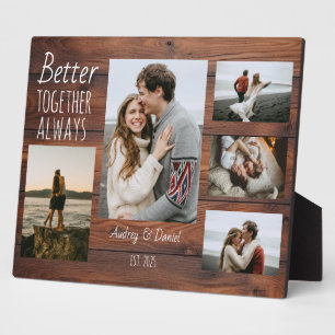 Personalised Photo Frames Wood Texture