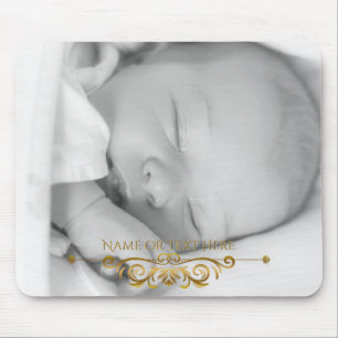 Personalised Photo Gift Custom Name or Text Mouse Pad