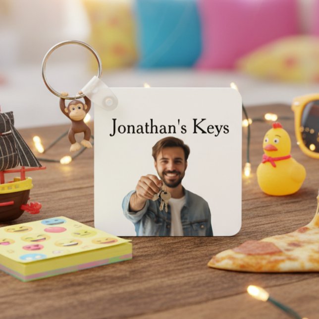  Personalised Photo Gift Fun Key Ring (Creator Uploaded)