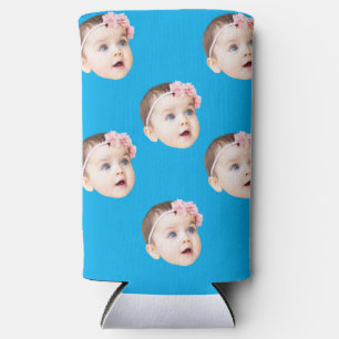 personalised photo gifts funny birthday bachelor  seltzer can cooler