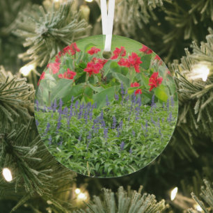 Personalised Photo Glass Tree Decoration