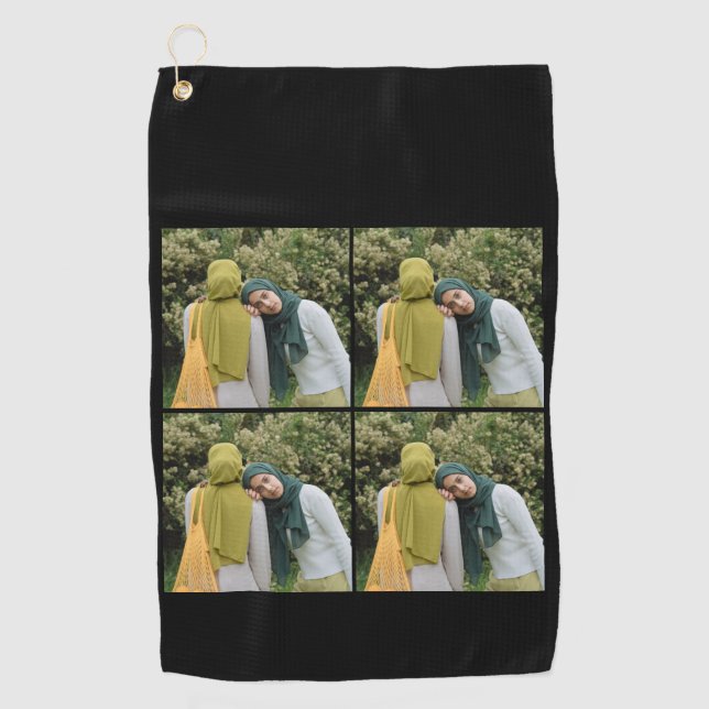 Personalised Photo Golf Towel (Front)