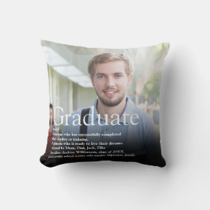 Personalised Photo Graduate Definition Cushion