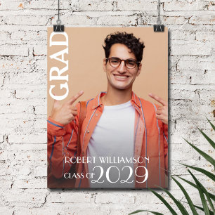Personalised Photo Graduate Poster