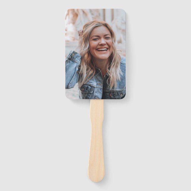 Personalised Photo Hand Fan (Front)