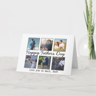 Personalised Photo Happy Father's Day Card