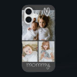 Personalised Photo Heart and Text Photo Collage iPhone 16 Case<br><div class="desc">Show your love in a truly unique way with this personalised photo keepsake phone case featuring a small heart detail. - Add your own photos and text to create a one-of-a-kind custom phone case - Protects your phone in style - Vibrant printing brings your photos and messages to life This...</div>
