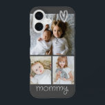 Personalised Photo Heart and Text Photo Collage iPhone 16 Case<br><div class="desc">Show your love in a truly unique way with this personalised photo keepsake phone case featuring a small heart detail. - Add your own photos and text to create a one-of-a-kind custom phone case - Protects your phone in style - Vibrant printing brings your photos and messages to life This...</div>