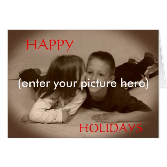Personalised Photo Holiday Card