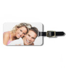 Personalised Photo Honeymoon Luggage Tag