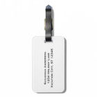 Personalised Photo Honeymoon Luggage Tag