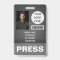 Personalised Photo ID Logo Journalist Press Pass