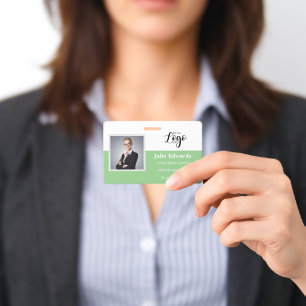 Personalised Photo ID & Logo security pass Badge