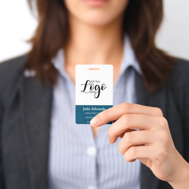 Personalised Photo ID & Logo security pass Badge (Presented)