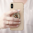Personalised Photo into Gold Frame Phone ring