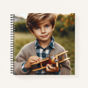 Personalised Photo Journal on Ocean Blue