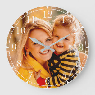 Personalised Photo Keepsake for Her Large Clock