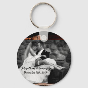 Personalised Photo Key Chain Cowboy Boots Barn Woo