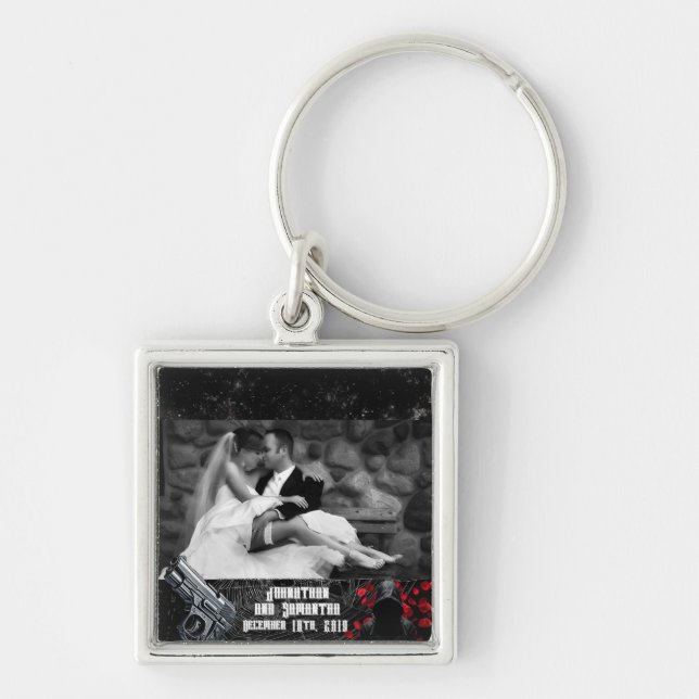 Personalised Photo Key Chain Haunting Adeline Zade (Front)