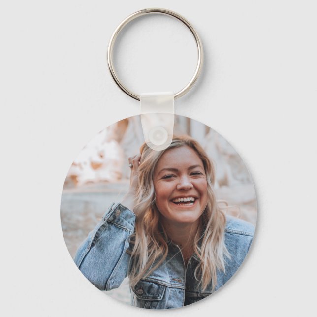 Personalised Photo Key Ring (Front)