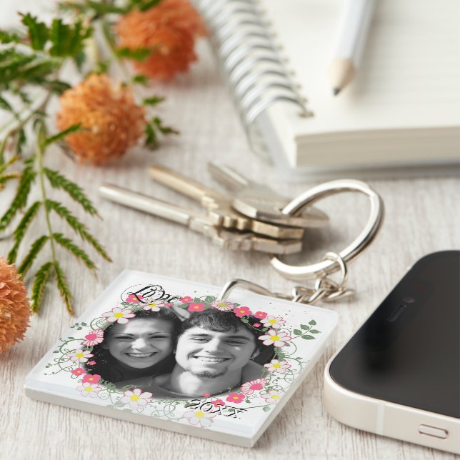 Personalised Photo Keychain (Front Right)
