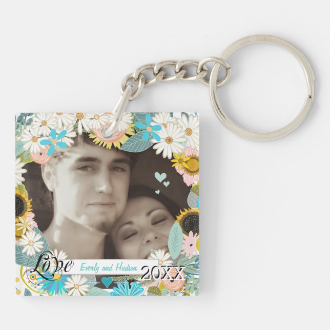 Personalised Photo Keychain (Back)