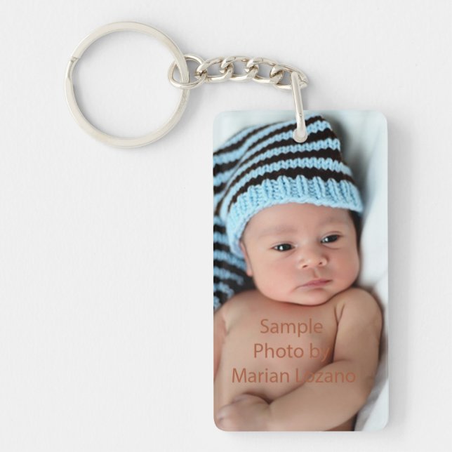 Personalised Photo Keychain (Front)