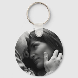 Personalised photo keychain, Couple Custom photo, Key Ring