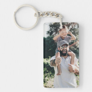 Personalised Photo Keychain: Custom Acrylic Family Key Ring