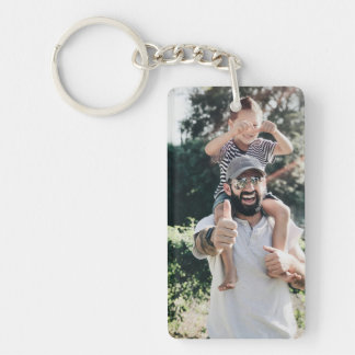 Personalised Photo Keychain: Custom Acrylic Family Key Ring