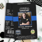 Personalised Photo Law Enforcement Police ID Card
