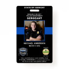 Personalised Photo Law Enforcement Police ID Card