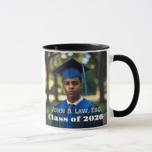 Personalised Photo Law School Survivor Mug