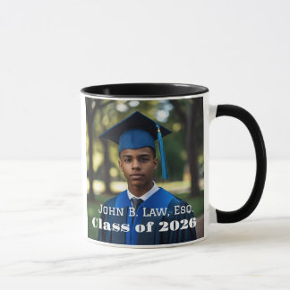 Personalised Photo Law School Survivor Mug