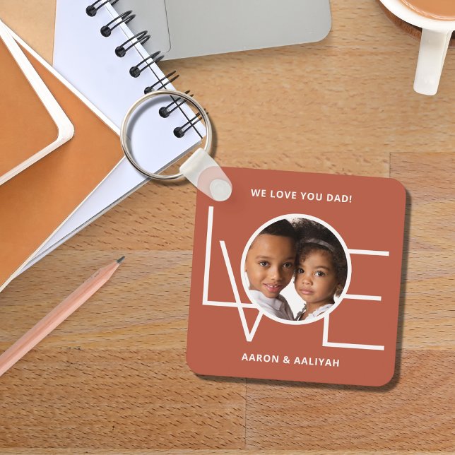  Personalised  Photo Love You Dad Key Ring (Creator Uploaded)