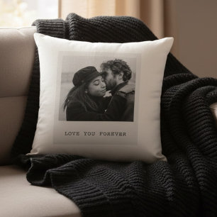 Personalised Photo – Love You Forever Cushion