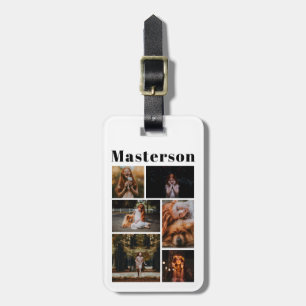 Personalised Photo Luggage Tag