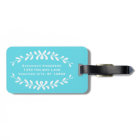 Personalised Photo Luggage Tag