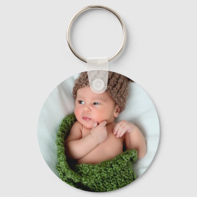 Personalised Photo Make It Yourself Key Ring (Front)