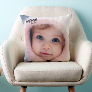 Personalised Photo Mama Established Mother Cushion
