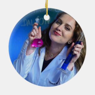 Personalised Photo Medical Assistant - Mardi Gras Ceramic Ornament