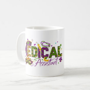 Personalised Photo Medical Assistant - Mardi Gras Coffee Mug