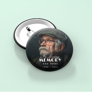 Personalised Photo Memorial 3 Cm Round Badge