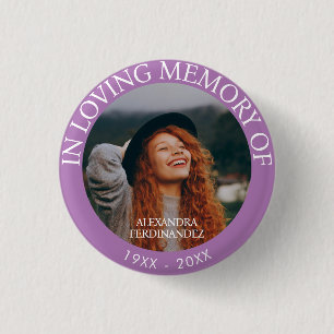 Personalised Photo Memorial 3 Cm Round Badge