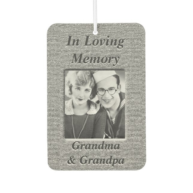 Personalised Photo Memorial Air Freshener (Front)