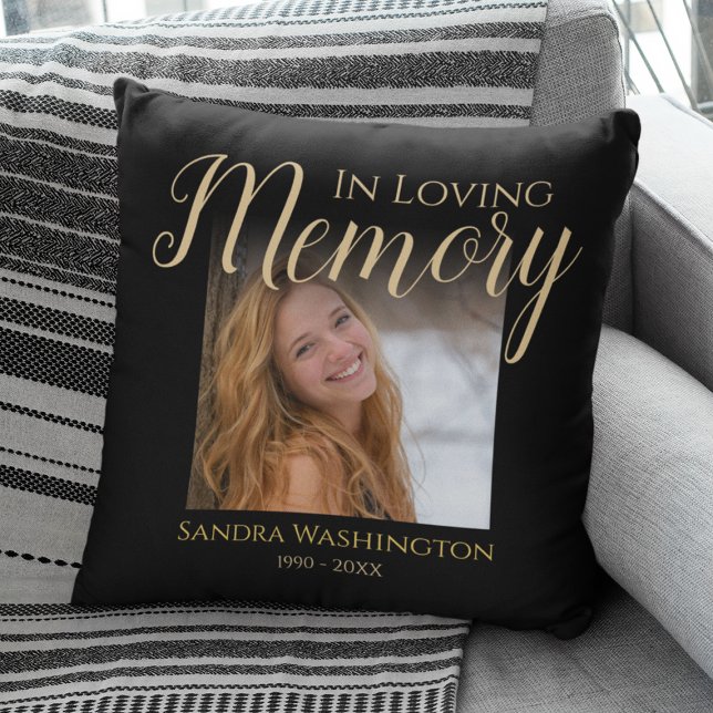 Personalised Photo Memorial Cushion (Creator Uploaded)